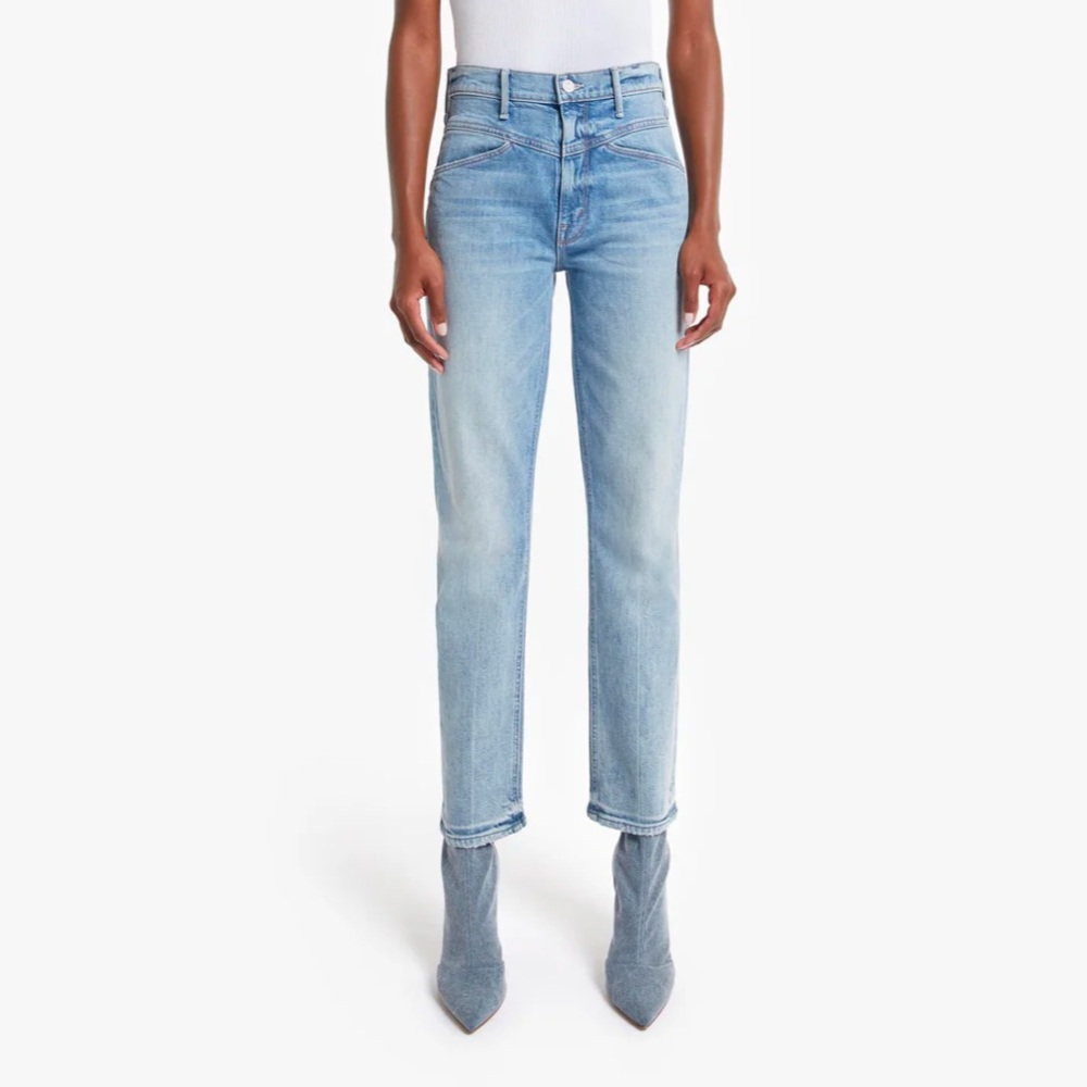 MOTHER SUPERIOR DENIM NWT Yoke Front Dazzler Ankle Rigid Jeans Wildling 28 - Picture 2 of 10